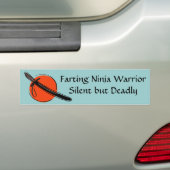 {TBA} Farting Ninja Krieger still aber tot Autoaufkleber (Auf Auto)