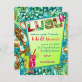 TBA-GEWINNER 311 KILA LUAU-EINLADUNG EINLADUNGSPOSTKARTE (Vorne/Hinten)