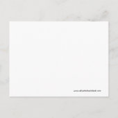 {TBA} Jungle Adventure Safari Baby Dusche Einladungspostkarte (Rückseite)