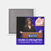 {TBA} Palins Teleprompter: Der Hand-o-Prompter Magnet (Vorderseite/Rückseite)