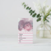 - TBA - Rose Visitenkarte (Stehend Vorderseite)