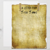 TBA & TOP 10~Letter from..Old Paper Letterhead (Vorne/Hinten)