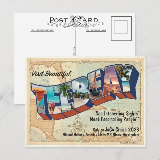 TBA Tourist Postkarte (Vorne/Hinten)