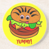 -TBA-Yummy Hamburger Getränkeuntersetzer (Vorne)