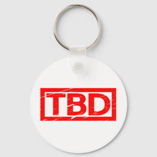 TBD-Briefmarke Schlüsselanhänger