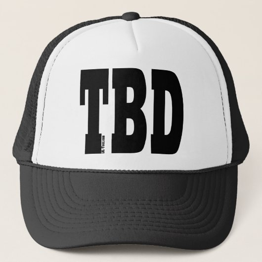 TBD TRUCKERKAPPE (Vorderseite)