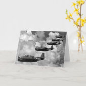TBF Avenger Torpedo Bombers Karte (Gelbe Blume)