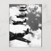 TBF (Avengers) fliegen in Formation_War image Postkarte (Vorderseite)