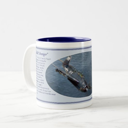 TBF/M “Avenger” mug Zweifarbige Tasse (Vorderseite Links)
