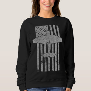 Tbf Tbm Avenger Wwii Flugzeug Militär Vintage Fla Sweatshirt