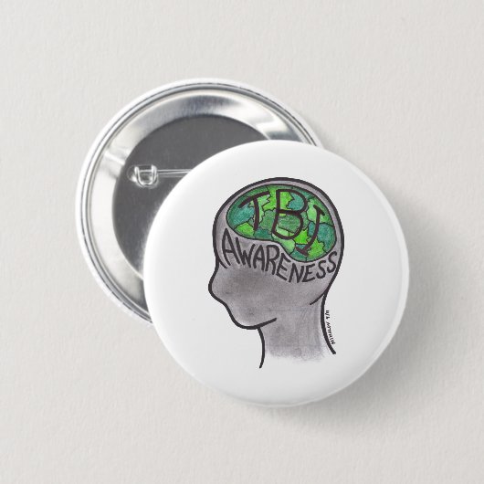 TBI Bewusstsein Button (Vorne & Hinten)