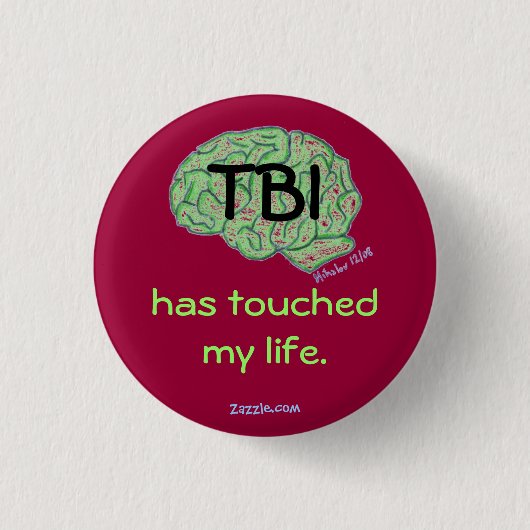 TBI Bewusstseinsknopf Button (Vorderseite)