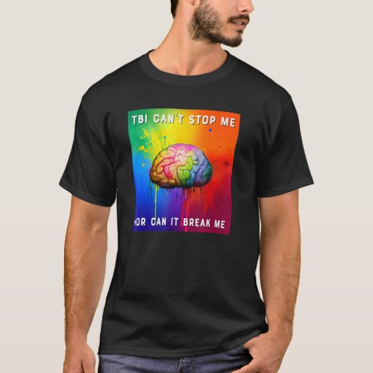 TBI Strong Traumatic Brain Injury 3 T-Shirt (Vorderseite)