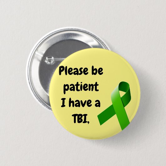 TBI-Taste, bitte geduldig sein Button (Vorne & Hinten)