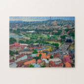 Tbilisi Georgia City Street Architecture Jigs Puzzle (Horizontal)