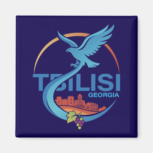 Tbilisi Georgia Eastern Europe Magnet (Vorne)