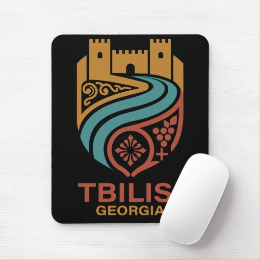 Tbilisi Georgia Mousepad (Mit Mouse)