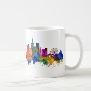 Tbilisi Georgia Skyline Kaffeetasse
