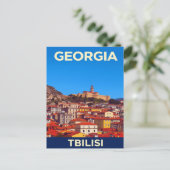 Tbilisi Georgien Narikala Festung Postkarte (Stehend Vorderseite)
