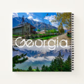 Tbilisi Kazbegi Borjomi Georgia Architektur Notizblock (Rückseite)