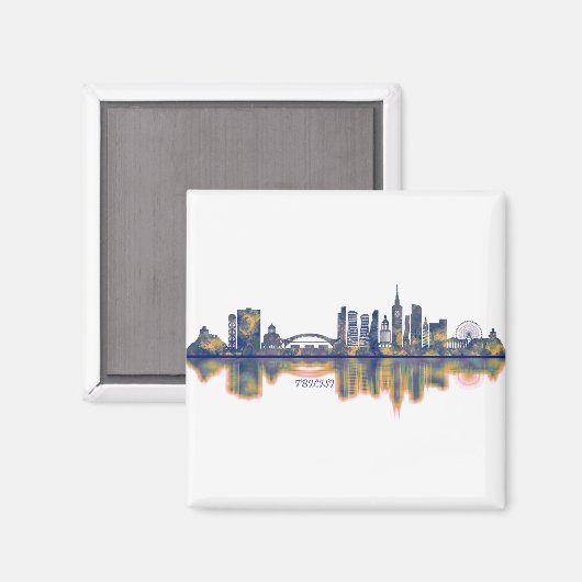 Tbilisi Skyline Magnet (Vorderseite/Rückseite)