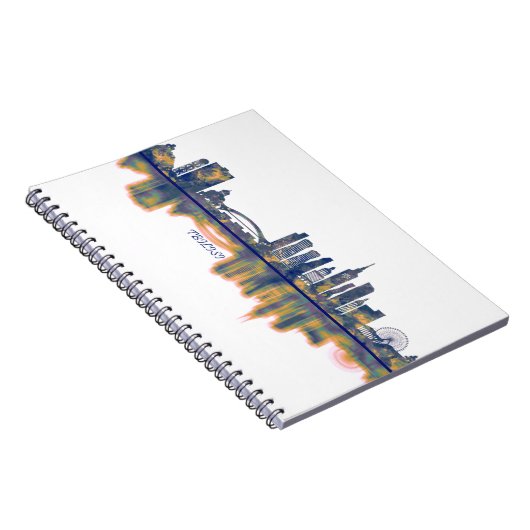 Tbilisi Skyline Notizblock (Rechte Seite)