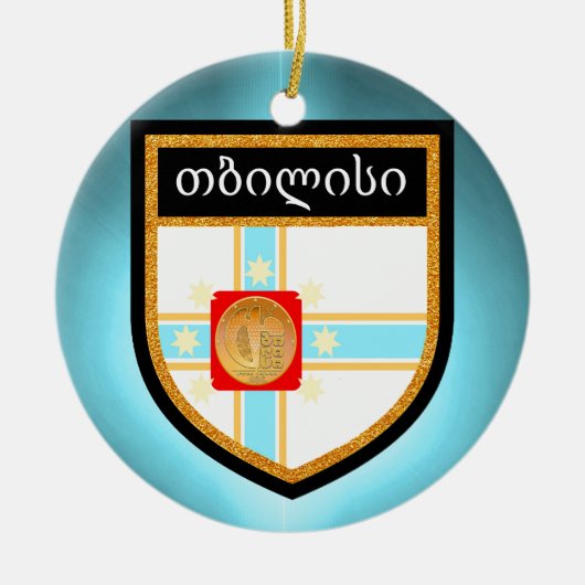 Tbilissflag Keramikornament (Vorne)