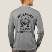 TBIRD - Waffen der Graszerstörung - Herren Tri-Blend Shirt (Rückseite)