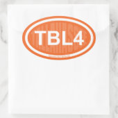 TBL4 OVALER AUFKLEBER (Tasche)