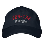 TBM-TBF AVENGER BESTICKTE BASEBALLKAPPE (Vorderseite)