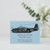 tbm / tbf avenger postkarte (Stehend Vorderseite)