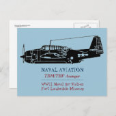 tbm / tbf avenger postkarte (Vorne/Hinten)