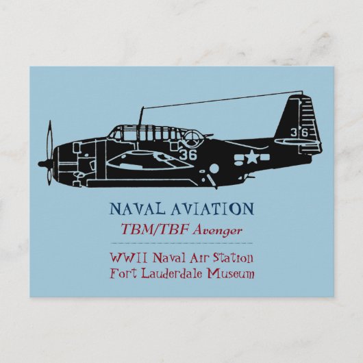 tbm / tbf avenger postkarte (Vorderseite)