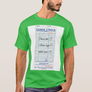 TBone Steak Käse Eier Welchs Traube T-Shirt