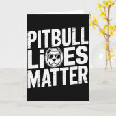 Tbull Lives - Ttie Lover Dog Love Pet Owner  Karte (Gelbe Blume)