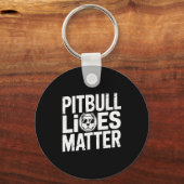 Tbull Lives - Ttie Lover Dog Love Pet Owner  Schlüsselanhänger (Vorderseite)