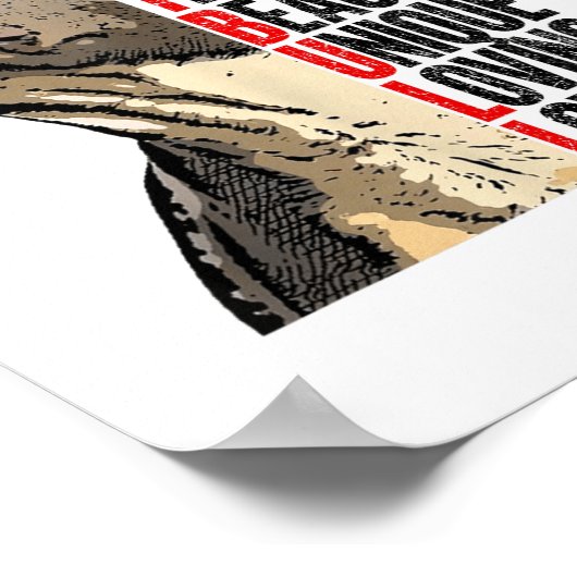 Tbull Perfect Intelligent Tender Beautiful Unique Poster (Ecke)