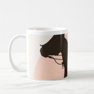 TCalm Horse Self Care Zitat Hoodie - Minimalistisc Kaffeetasse
