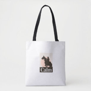 TCalm Horse Self Care Zitat Hoodie - Minimalistisc Tasche