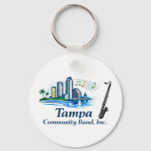 TCB Alto/Bass Clarinet Logo Keychain Schlüsselanhänger (Rückseite)