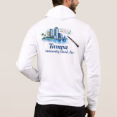 TCB Clarinet Logo Men's Zip-Up Hoodie (Rückseite)
