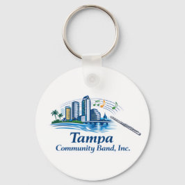 TCB Flute Logo Keychain Schlüsselanhänger