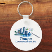 TCB Flute Logo Keychain Schlüsselanhänger (Vorderseite)