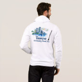 TCB Oboe Logo Männer Reißverschluss Kapuzenpullove Hoodie (Schwarz voll)