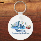 TCB Percussion Logo Keychain Schlüsselanhänger (Vorderseite)