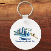 TCB Trombone Logo Keychain Schlüsselanhänger (Rückseite)