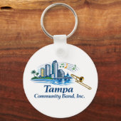 TCB Trombone Logo Keychain Schlüsselanhänger (Vorderseite)