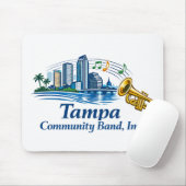 TCB Trompeter-Logo-Mauspad Mousepad (Mit Mouse)