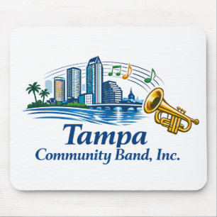 TCB Trompeter-Logo-Mauspad Mousepad