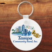 TCB Trumpet Logo Keychain Schlüsselanhänger (Vorderseite)